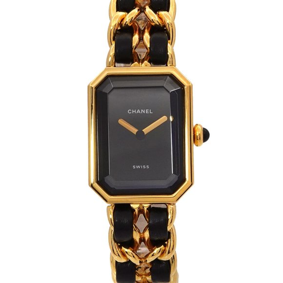 CHANEL Premiere Women's Watch, Size M, H0001, Black and Gold, Quartz Movement - Picture 1 of 6